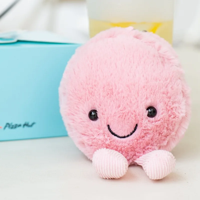 Wholesales 15cm Cute avocado pendant plush toy fruit Watermelon small doll bag pendant catching machine Toast doll for girl gift