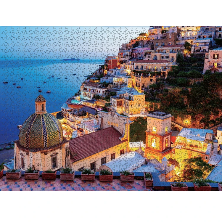 Wholesale Jigsaw Puzzle Custom Printed Thick Chipboard Kids Adults Toy Educational Puzzle