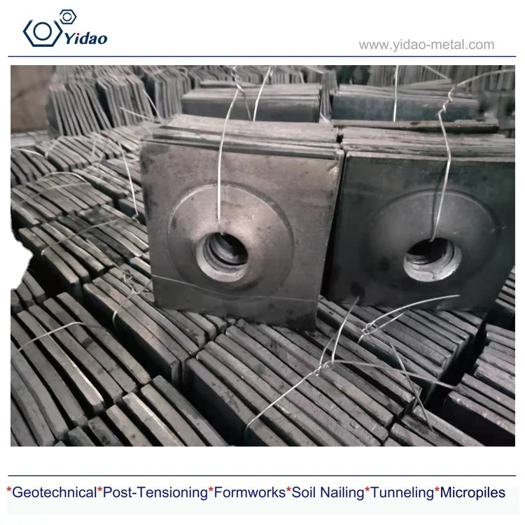 steel anchor plate for mining