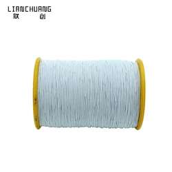 Cheap new product  6mm High tenacity knitted elastic band for clothing for hair tie