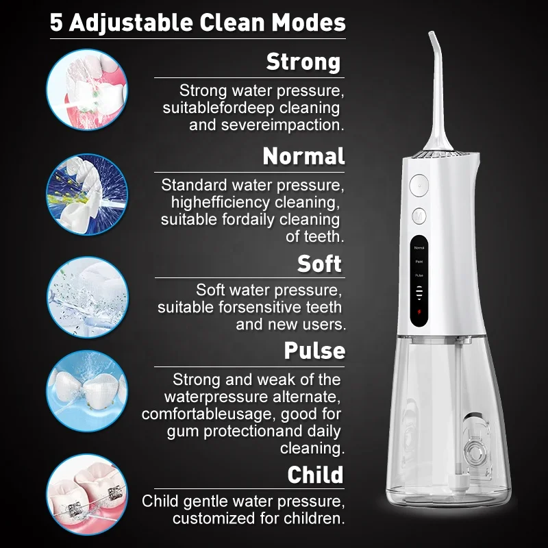 custom dental flossers ultra sonic travel bag oralfree flosser fio dental with dental water floss