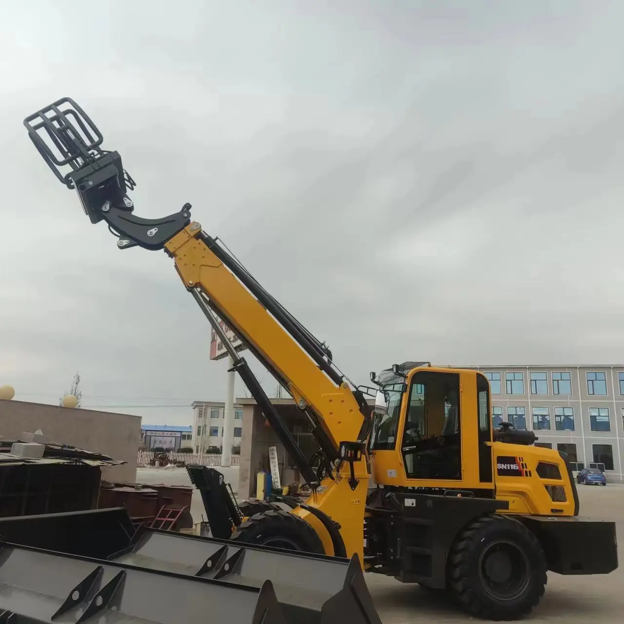 shandong  Telescopic wheel Loader TL3000/TL3500 2.5 Tons 7M Telehandler  With Accessories four wheel loader