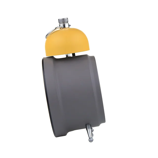 iMSH TB09801 Quartz analog clocks metal twin bell alarm clock wecker despertador desktop bedside bell custom alarm clock
