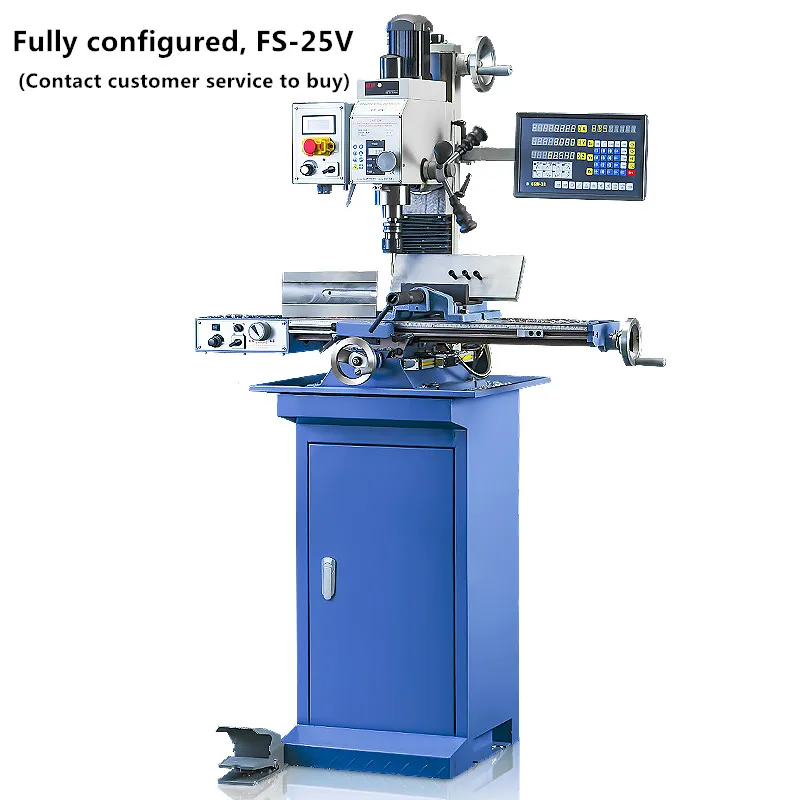 Conventional automatic variable speed digital display wood metal feed vertical milling drill