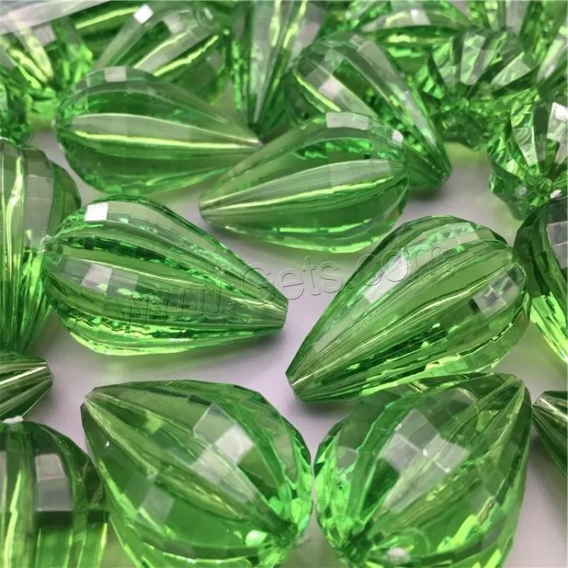 Transparent Acrylic beads jewelry making bulk bead teardrop tear drop rain water waterdrop 1640446