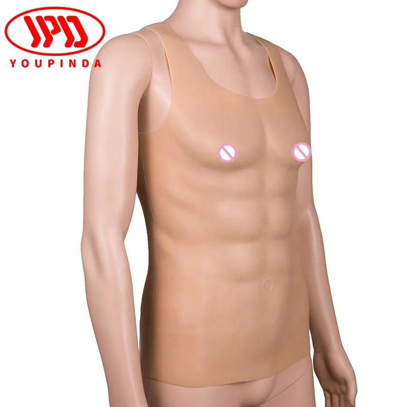 Искусственные Силиконовые мышцы, реалистичные мышцы груди для мужчин, уменьшение мышц груди, Трансвестит, маскарад, косплей