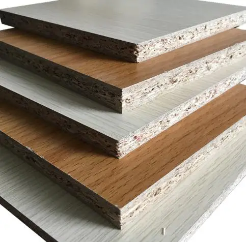 
Hot Sell China 4*8 12mm 15mm 18mm Furniture Grade Melamine Laminated Particle Board/Chipboard 