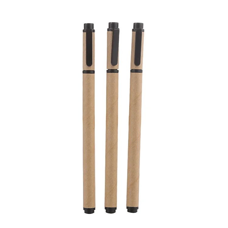 Eco Friendly 0.5mm Wood Bamboo Ball Pen With Custom Logo Printing Promo Pen
