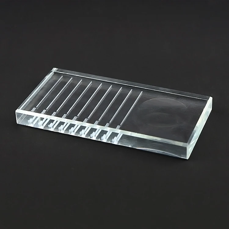 Eyelash Tools Transparent Lash Extensions Palette Acrylic Lash Tile