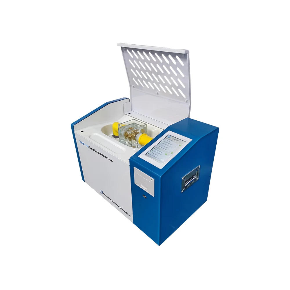 ZWJD111E oil diectric tester bdv oil tester probador de aceite bdv oil breakdown voltage dielectric strength tester