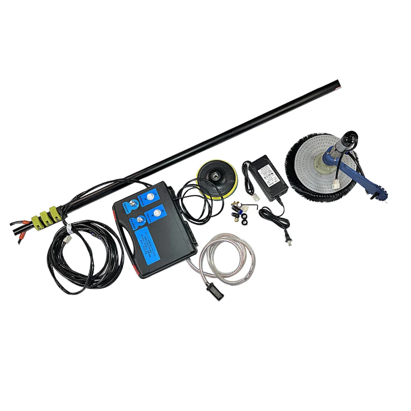 Extentool 3.5\ 5.5\7.5m solar panel photovoltaic cleaning roller robot equipment solar  cleaning tools with telescopic pole