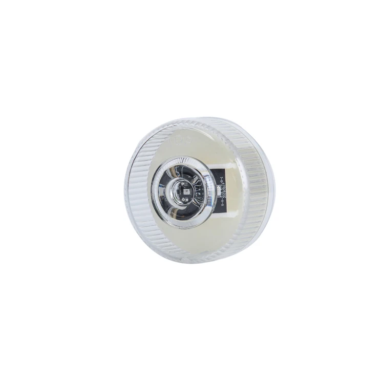 white led 2 inches round side marker and clearance lights truck trailer dot