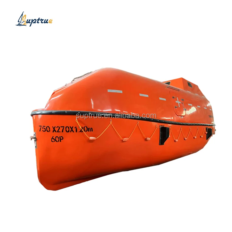 Marine safety equipment Solas rescue FRP fiberglass lifeboat