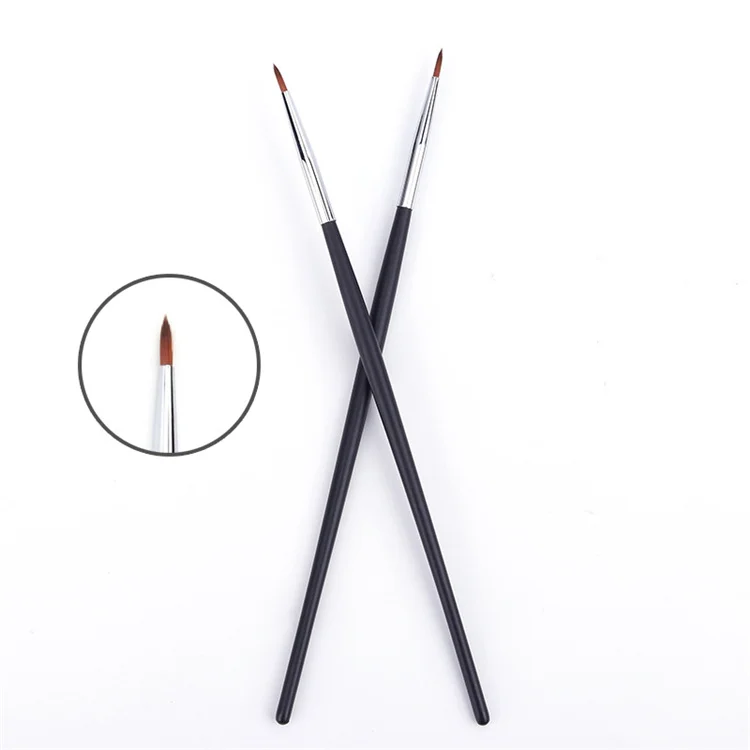 Professional Precision Custom Fine Tip Single Thin Makeup Eyeliner Brush Fine