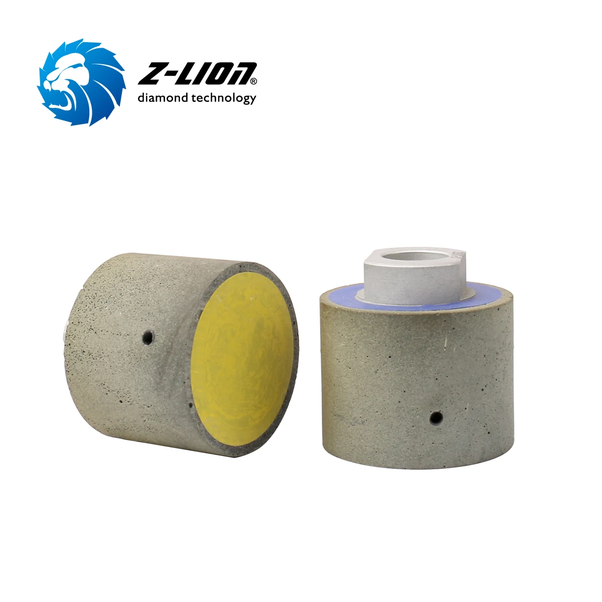 Z LION resin bond sink flutting wheel 50mm diamond drum polishing wheel