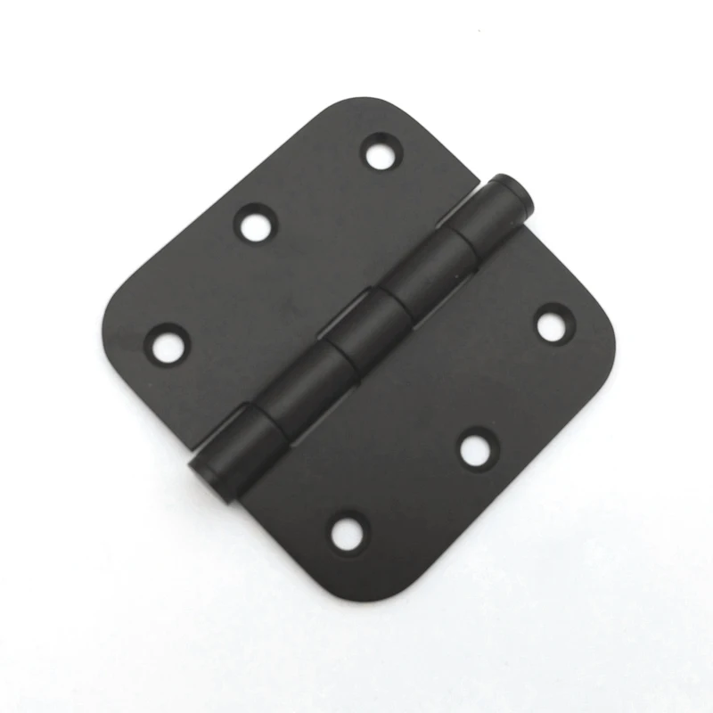 Stainless Steel Residential Radius Corner Butt Hinge Satin Nickel 3.5 Inch Door Hinges