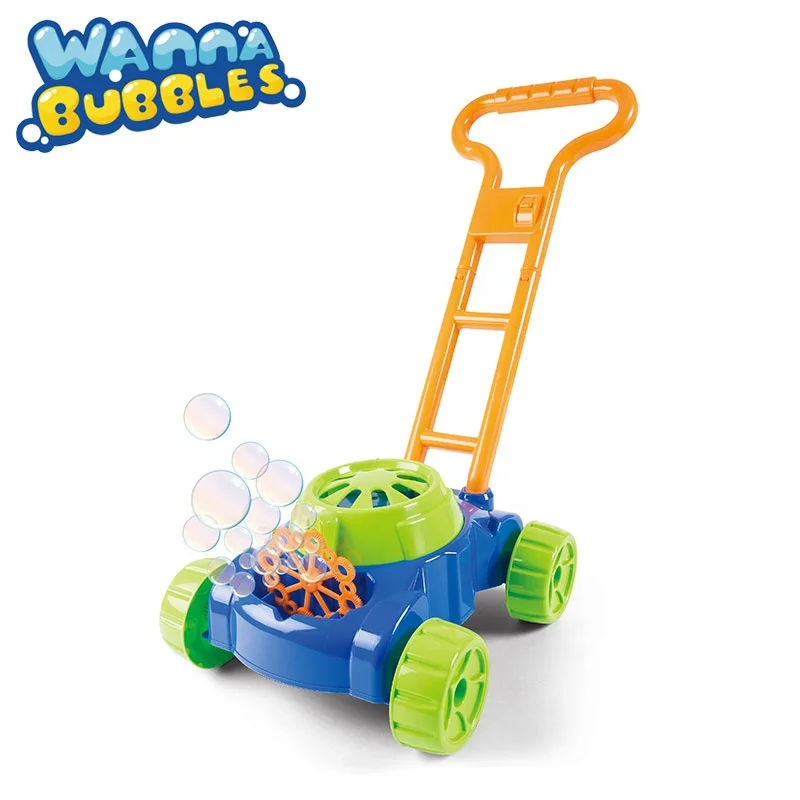 Outdoor games boys girls kids electronic walker bubble blower bubbles lawn mower toys for toddlers