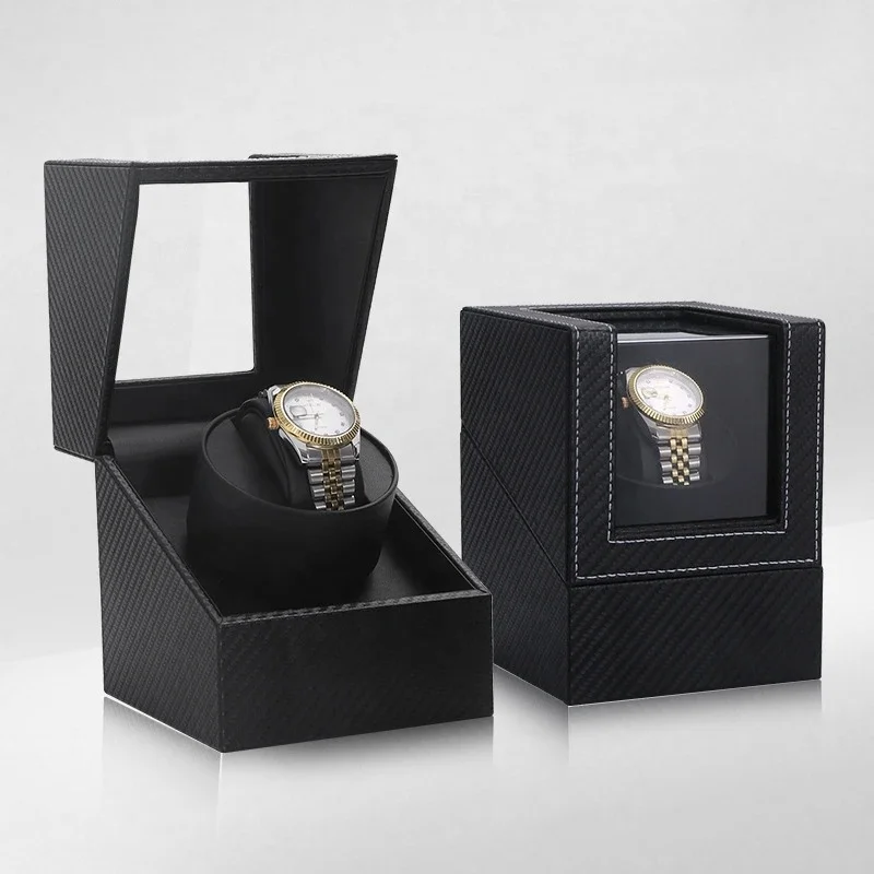 Watch Winders For Automatic Watches Global Universal Plug PU Leatherwear Watch Box Super Silent Motor No. 5 Battery Can Be Used