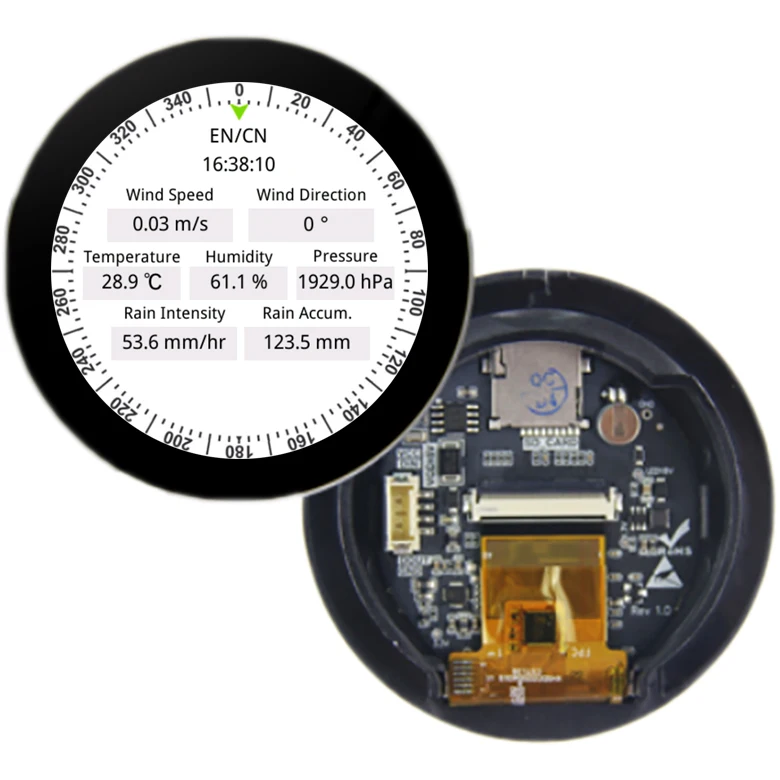 2.1 inch HY-DISPLAY-21 Popular Stable Data Logger Digital Recorder with SD TF card store function