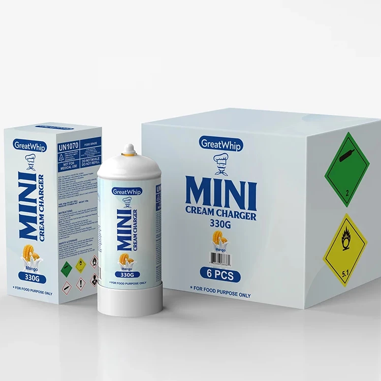 Greatwhip 0.55L Cheap Cream Chargers 330G Mango Whipped Cream Charger