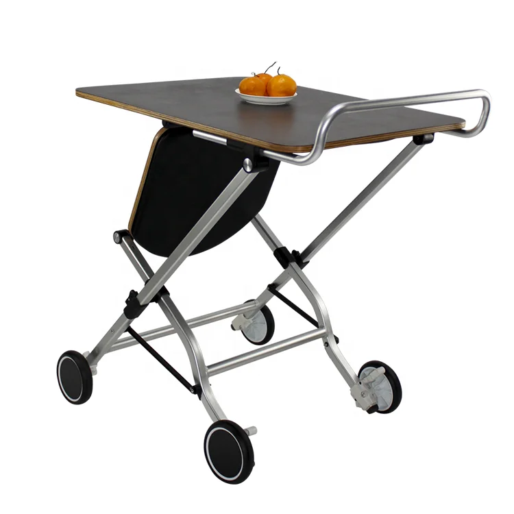 New Design Food Service Trolley Hand Carts Table Dining Cart For Hotel Kitchen