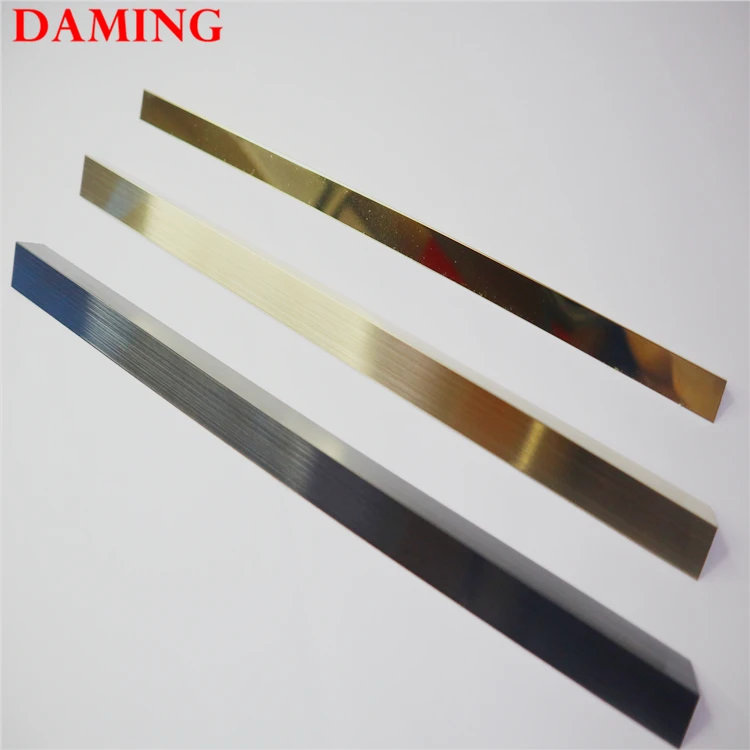 
customized surface satin brass stainless steel profiles l shape angle tile edge trim 