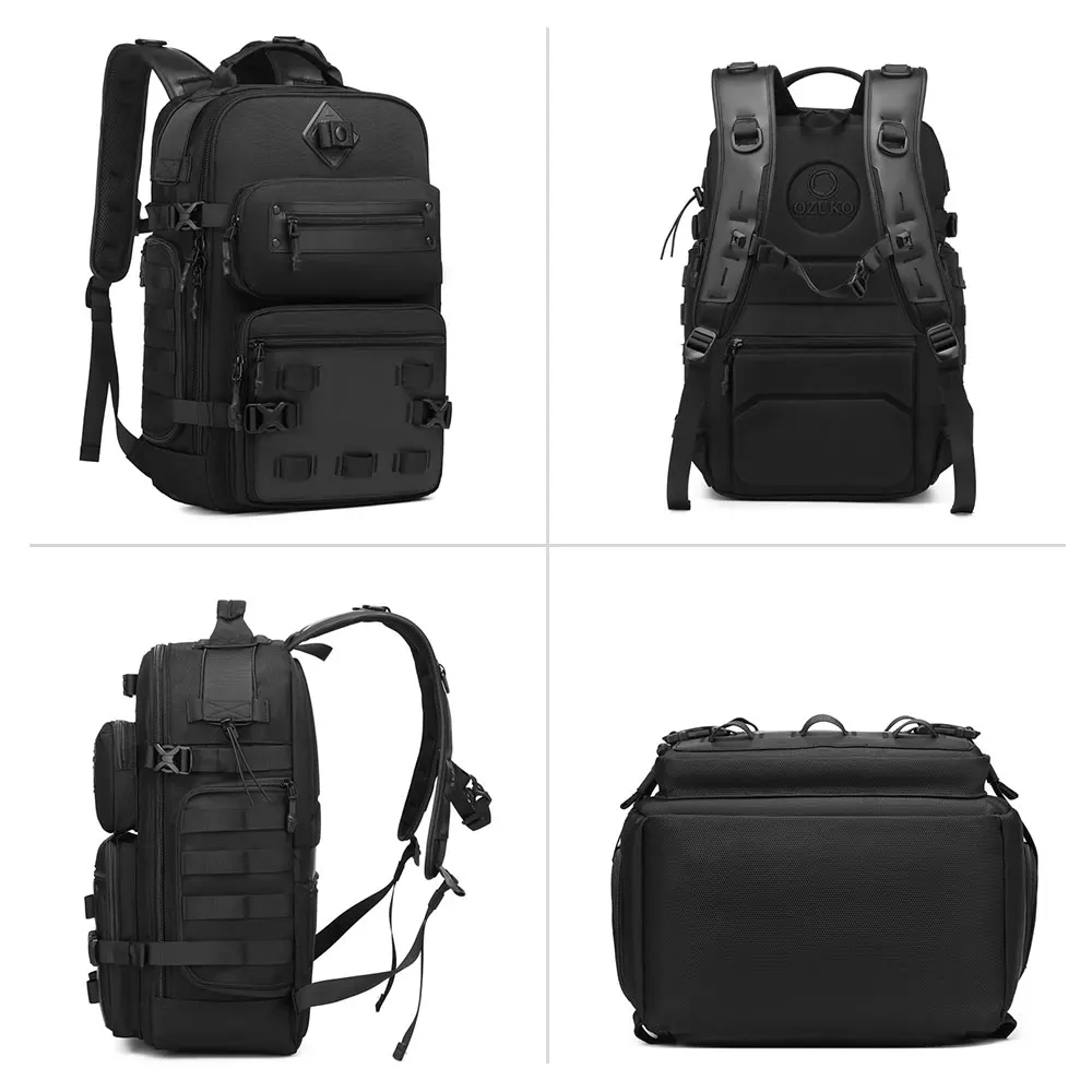 OZUKO 9601 1680D POLYESTER 25L Waterproof Molle Computer Interlayer Backpack Mochila Sports Camouflage Tactical Backpack