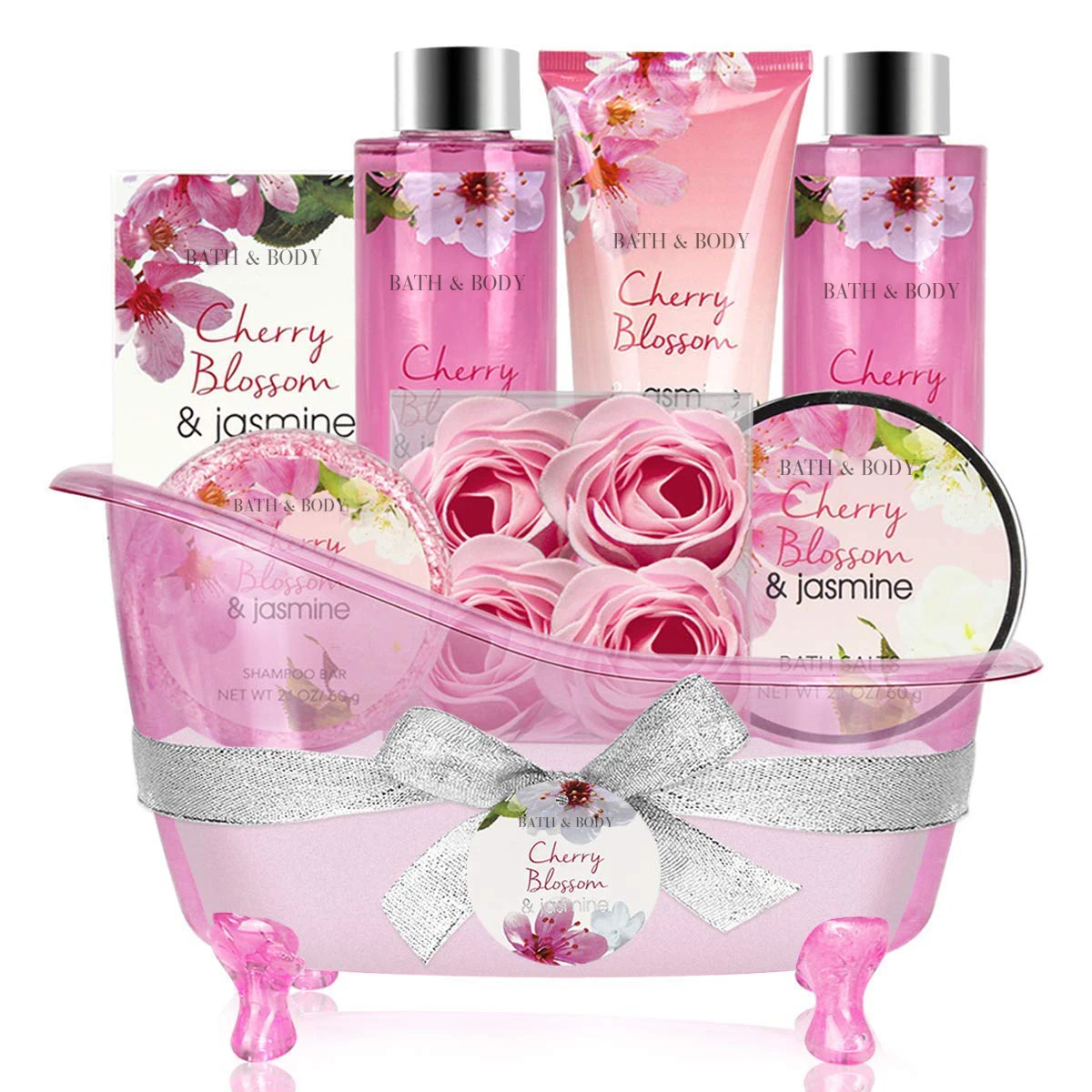 High Quality Company Wholesale Bath Body Moisturizing Care Spa 8 Pcs Gift Set