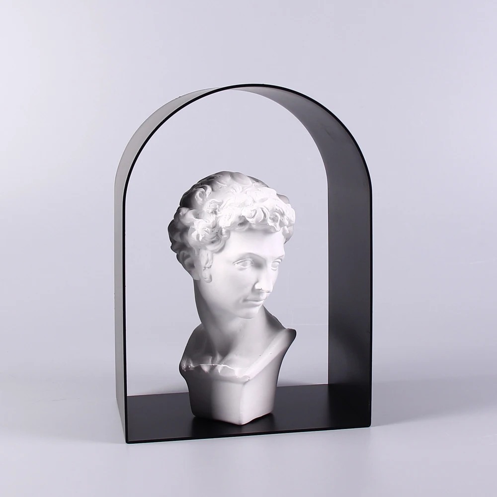 Creative Sculpture Decoration Modern Figure Ornament High Quality Women Jewelry Rack Indoor Resin Craft Home Decor