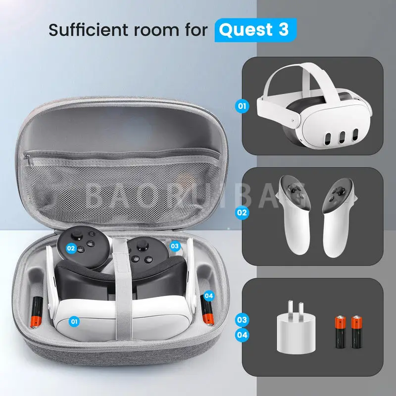 Portable Carrying Eva Travel Case for Playstation Ps Vr2 Ps5 Vr Headset Accessories