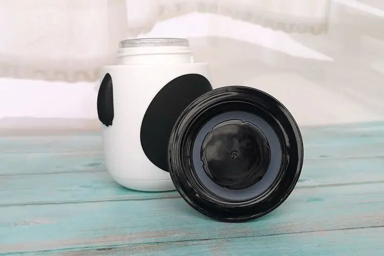 DS Portable Cute Cartoon Animal Insulation Glass Thermos Office Home Vacuum Thermos Bottle And Insulation Thermos Cups With Lid