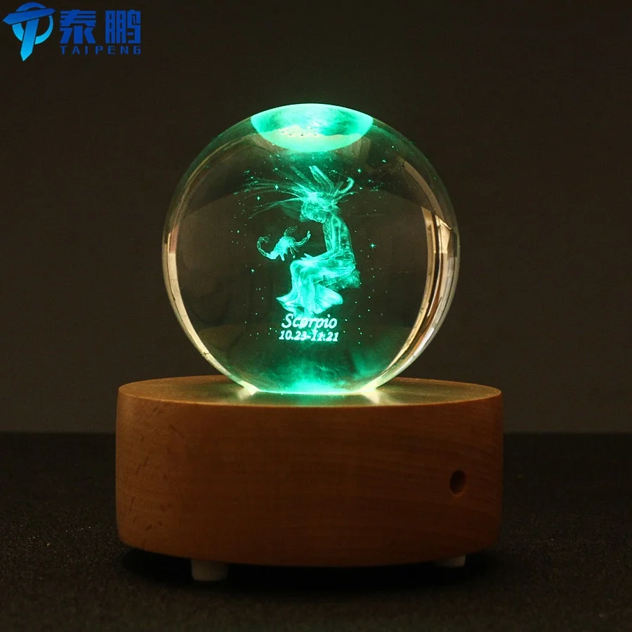 
Wholesale cheap decorative laser engraved crystal glass quartz ball 