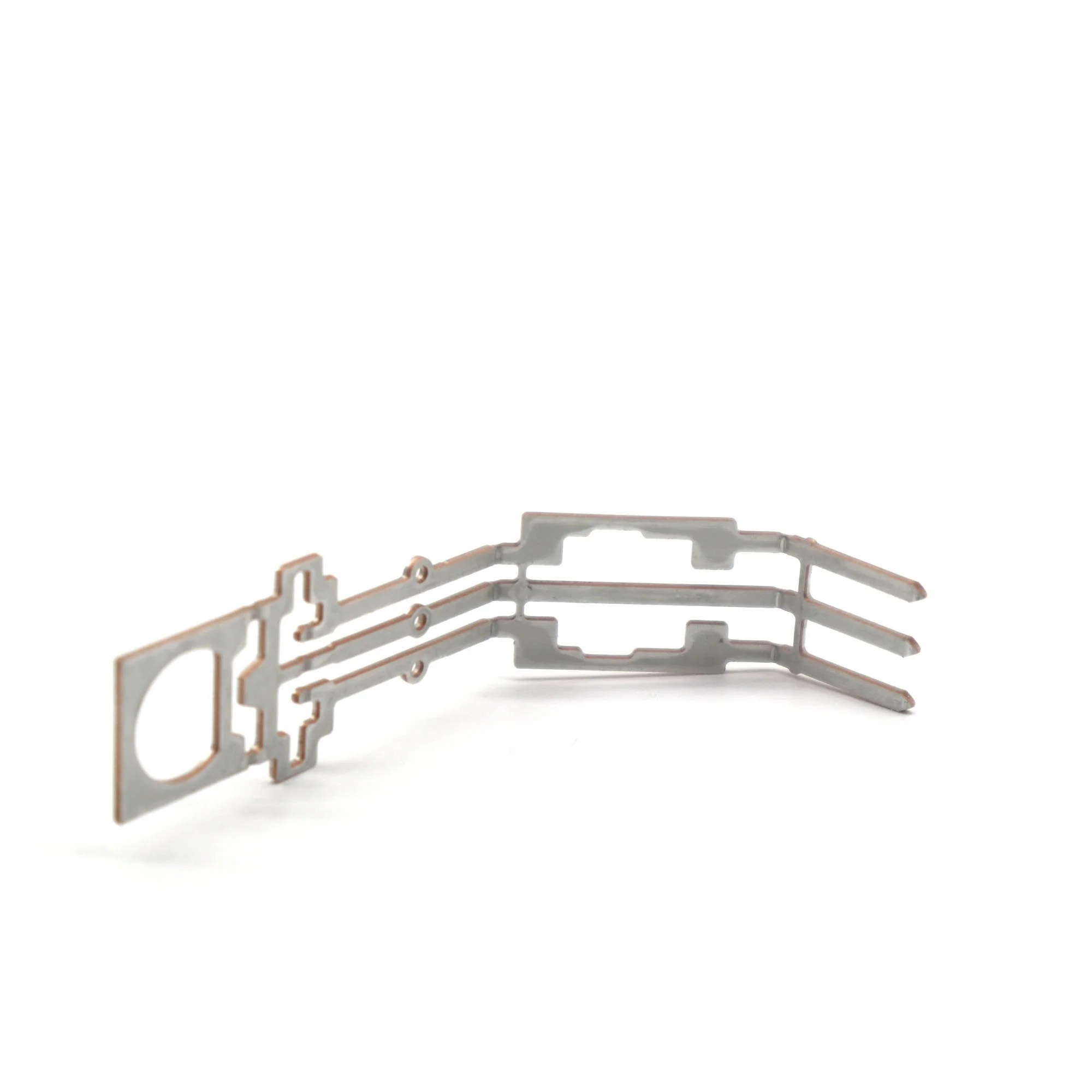Stamping small automobile part sheet metal contact made from tin plated phosphor copper