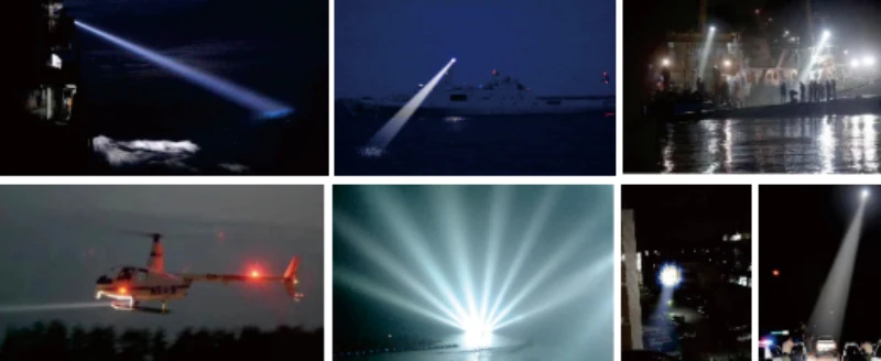 Beacon Projector Lamp Platform Lighthouse Navigation Light Helicopter Searchlight Irradiation Long Distance Spotlight