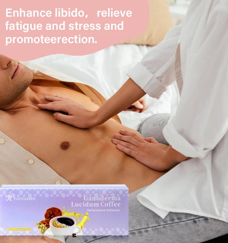 OEM Private Label Instant Coffee for Men and Women Ganoderma Lucidum Reishi Mushroom Powder Maca Tonkat Ali Energy Boost