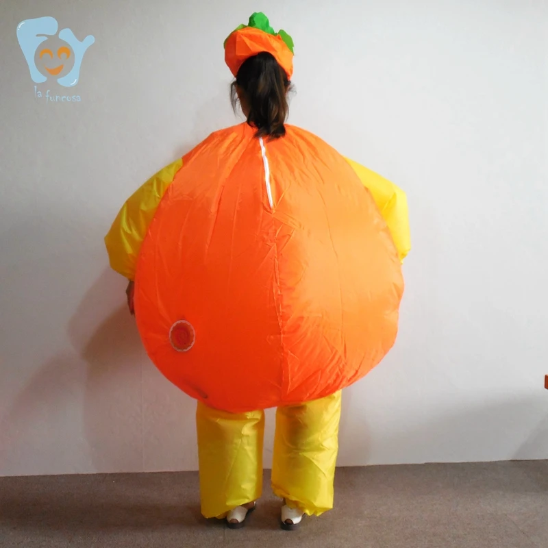 Мужской женский костюм на День Благодарения, Хэллоуин, костюм тыквы, костюм с воздушным раздувом, костюм с надувной тыквой