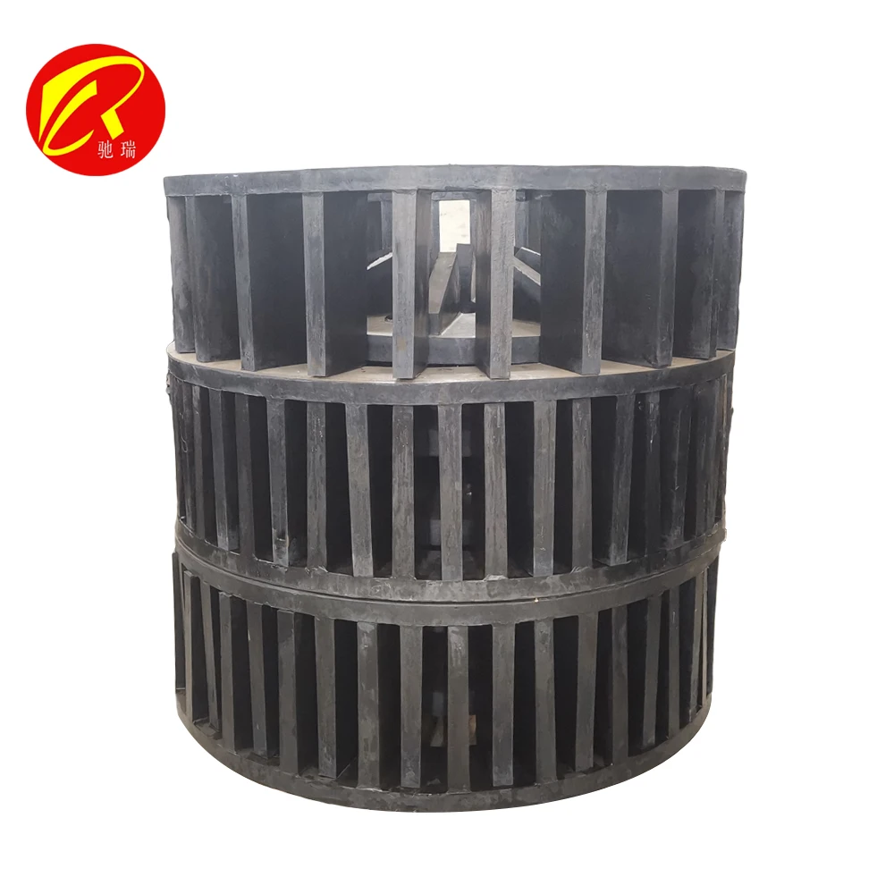 OEM Big Size China Rubber Impeller Of Slurry Pump Rubber Impeller