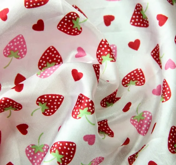 100% Polyester Satin Fabric digital print Provide customization for your own design