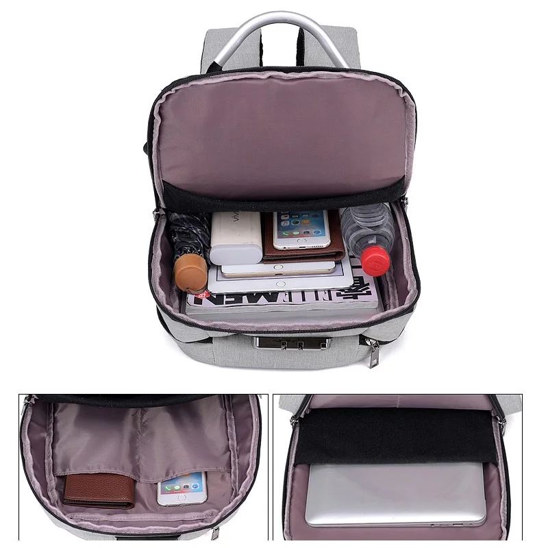 Рюкзак для ноутбука на заказ для подростков, противокражная школьная сумка, деловой дорожный водонепроницаемый рюкзак, сумки