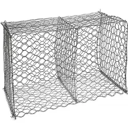 Factory stone gabion baskets cages cost of gabion retaining wall