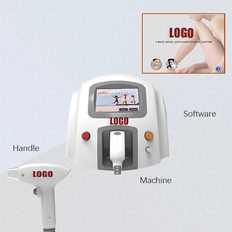 SLD mini 808nm diode laser hair removal machine professional