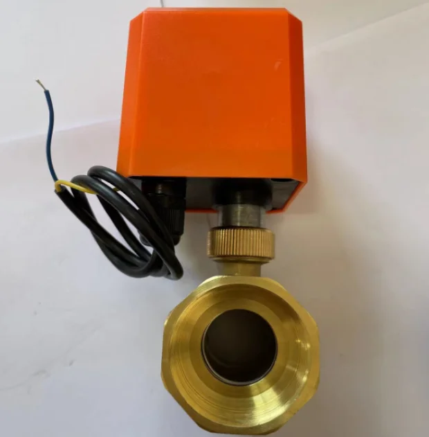 DN15 PN 16 программируемый клапан управления водой Электронный моторизованный латунный шаровой 220 В с приводом