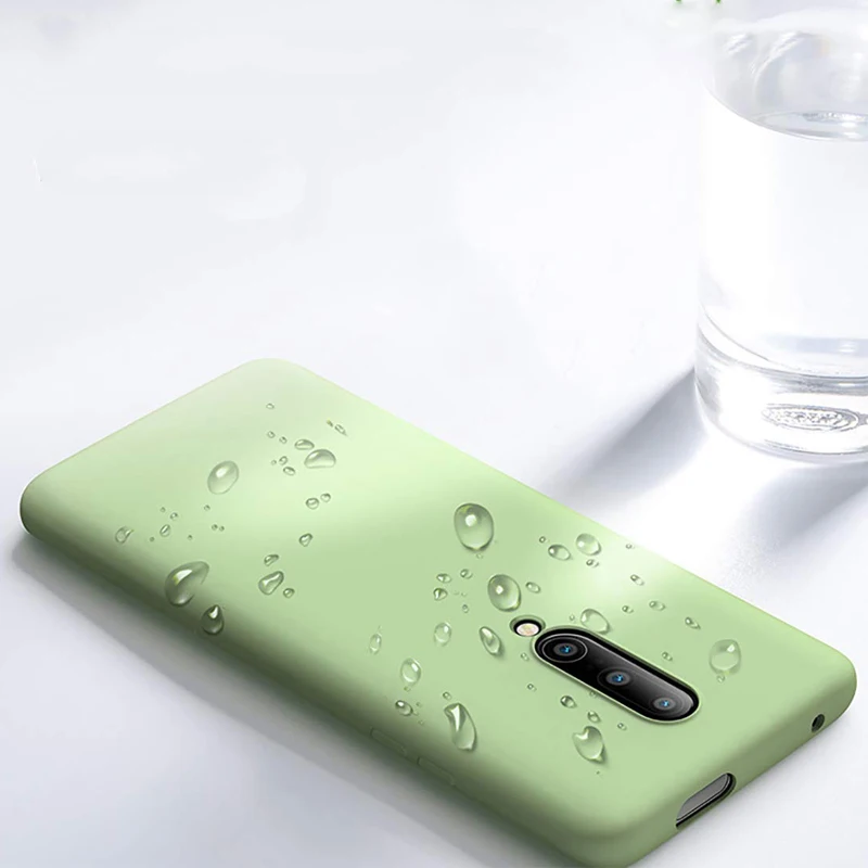 Amazon Best Seller Liquid Silicon Cover Shockproof Protective Phone Case For One Plus 7 Pro 1+7 Pro