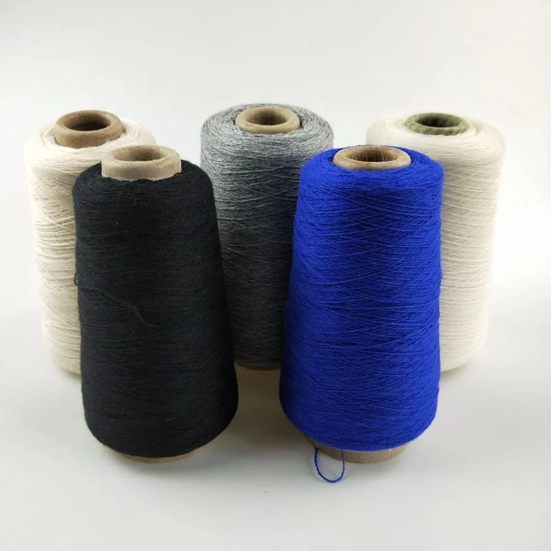 high spinning count Best recycled wholesale wool blended supplex yarn for carpet