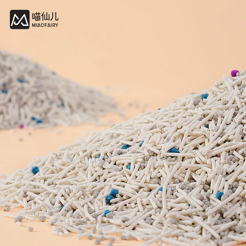 Healthy and clean environment soluble deodorant bentonite tofu mixed cat litter 100% raw materials support OEM