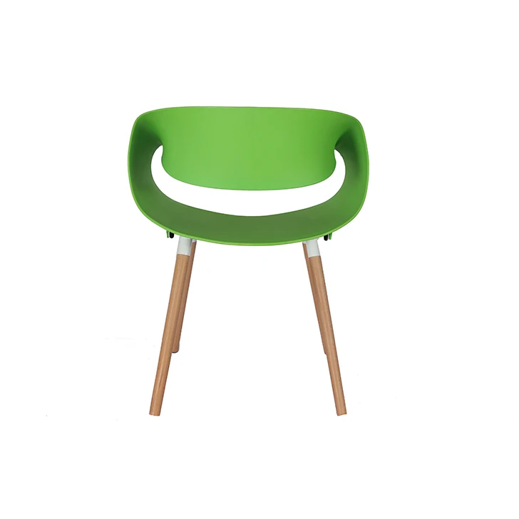 hot selling classic black wooden white plastic restaurant dining chair