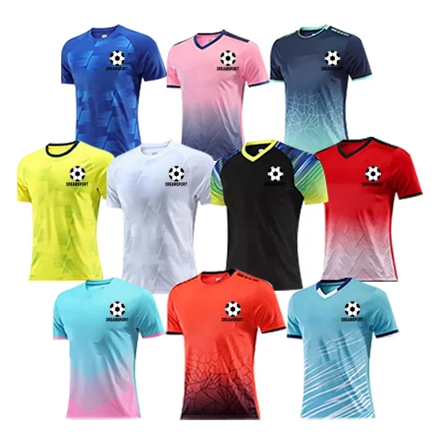 Custom Factory Men Retro Polyester Soccer Wear Kit Jersey Set Football Uniform Free Design Soccer Uniforms