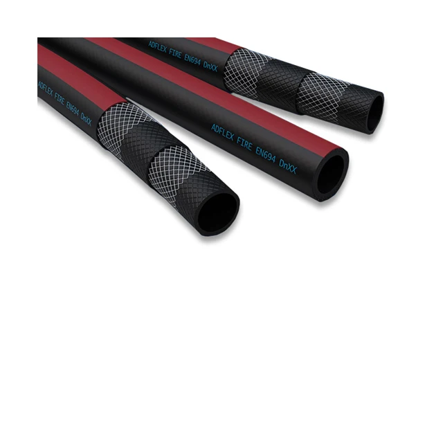 High End Price Great Quality Red Color 5-Layer Safety And Ease Of Use Plastic Fire Hoses For Export