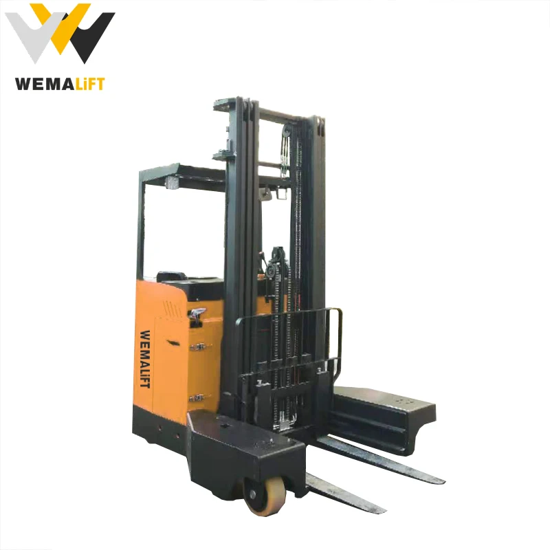 Paper roll handler electric pallet truck with high lift hydraulic forklift clamp