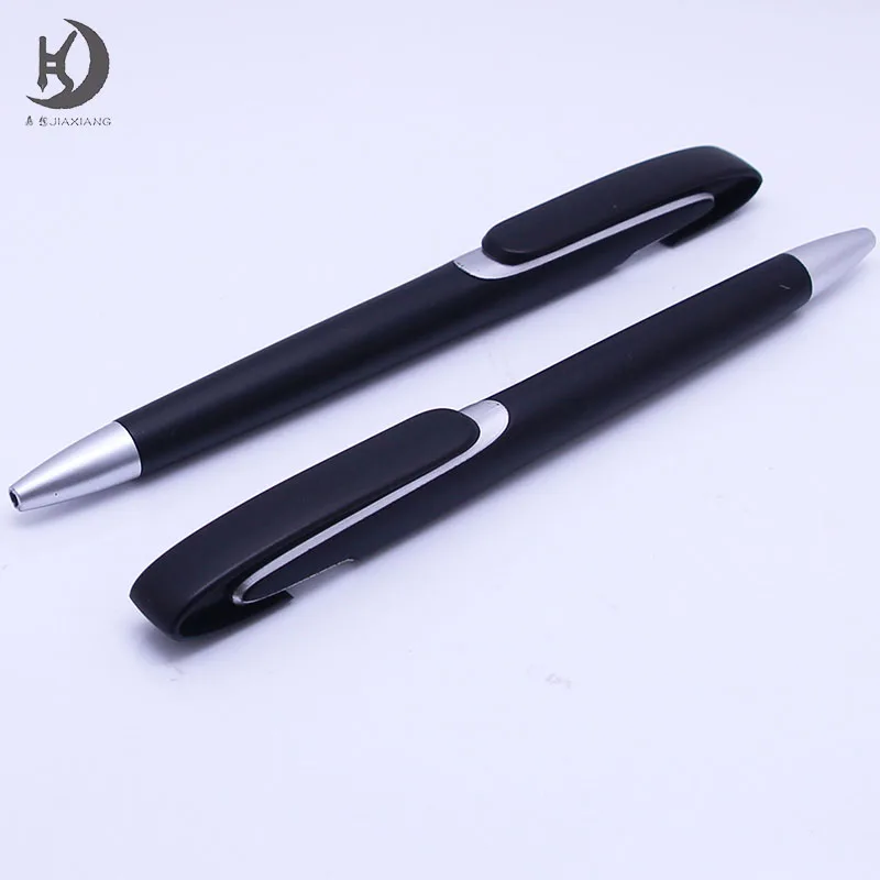 Promotional hotel gift plastic white color ballpoint pen advertising custom print logo push action ball pen